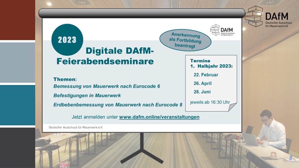 Digitale Feierabendseminare des DAfM